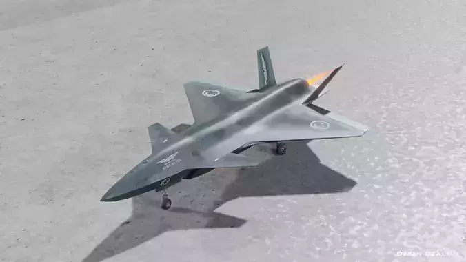 Baykar KIZILELMA 3D Model