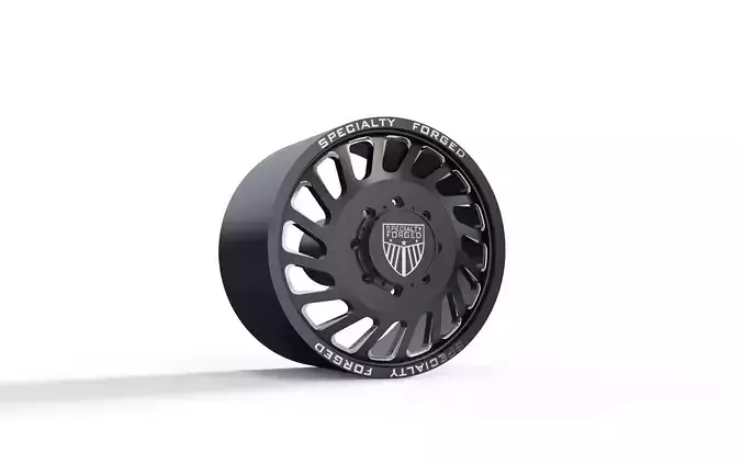 FRONT SPECIALITY FORGED D017 WHEEL 3D MODEL