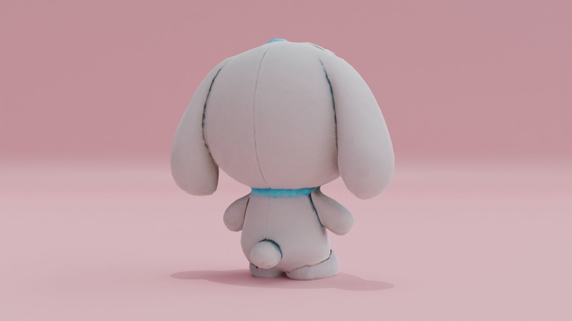 Cinnamoroll Fluffy Toy Low-poly 3D model_6