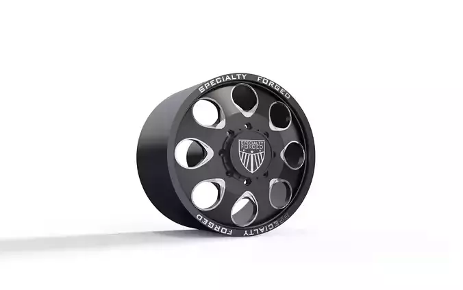 FRONT SPECIALITY FORGED D018 WHEEL 3D MODEL