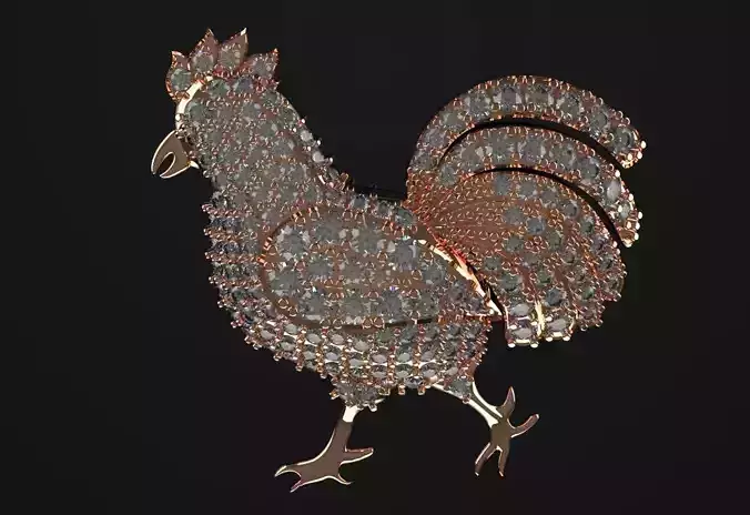 Chicken Pendent Jewelry Code-JST009