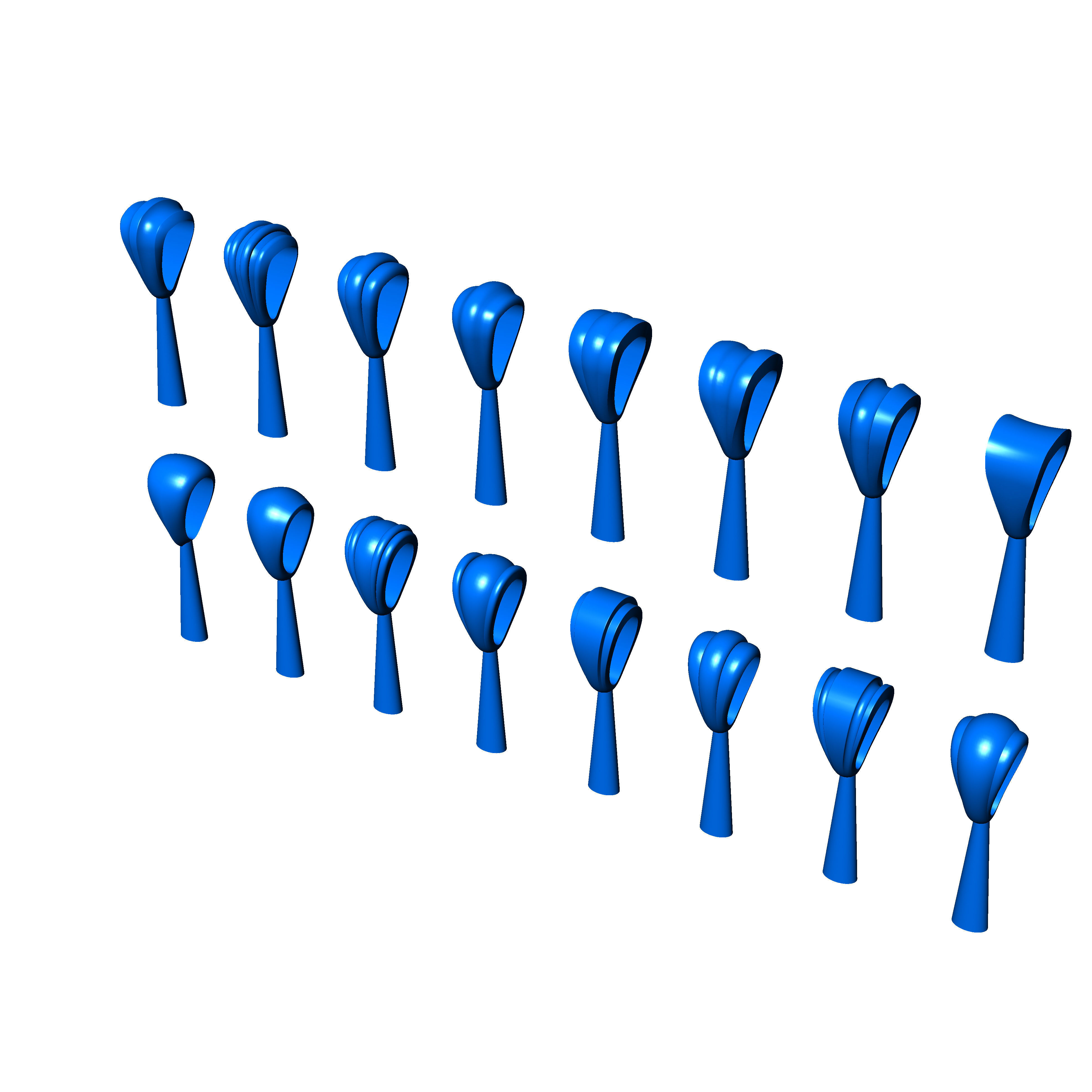 pendants bails 0503 3D print model_4