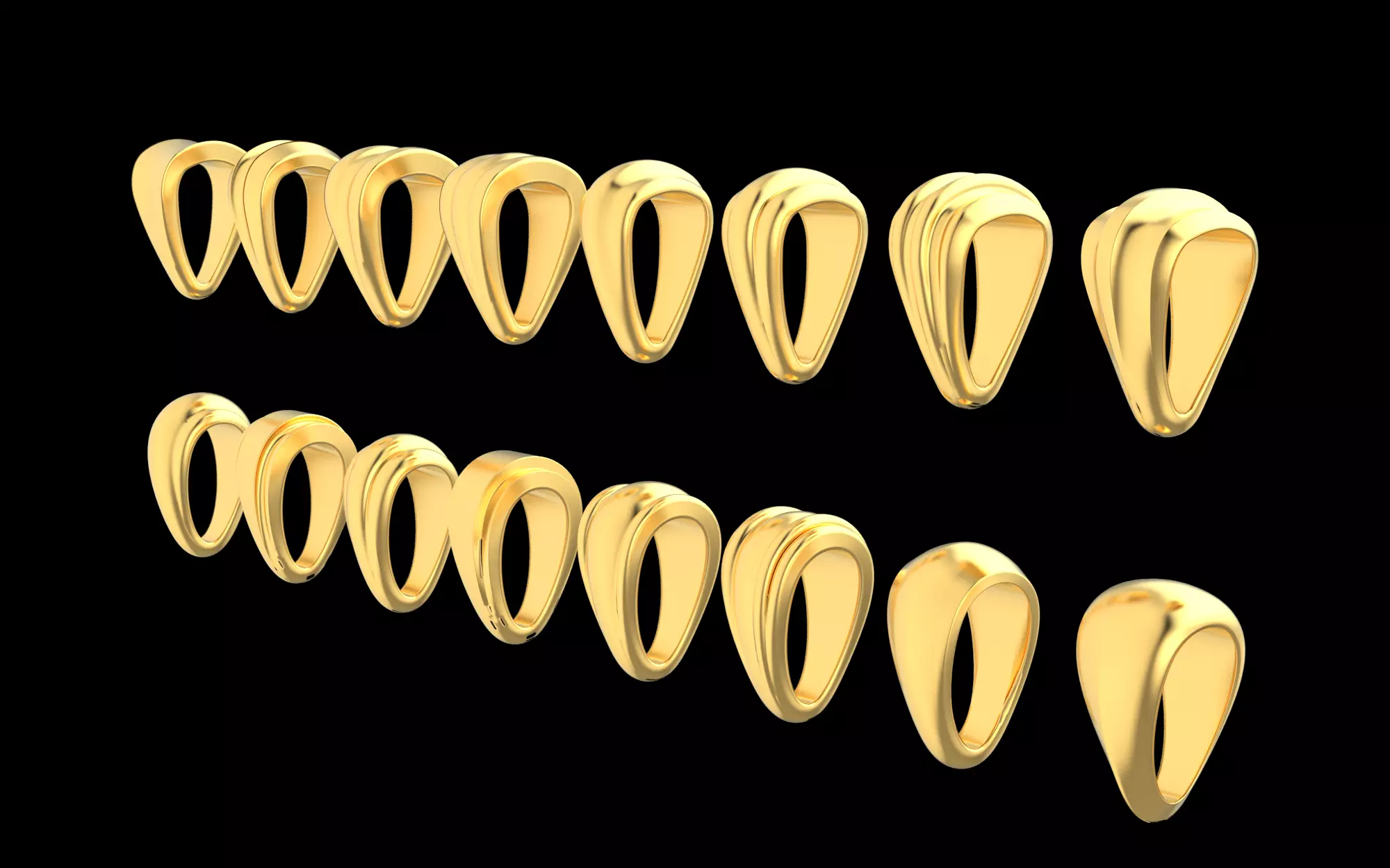 pendants bails 0503 3D print model_0