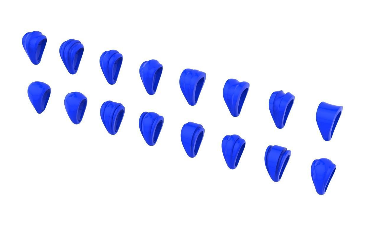 pendants bails 0503 3D print model_5