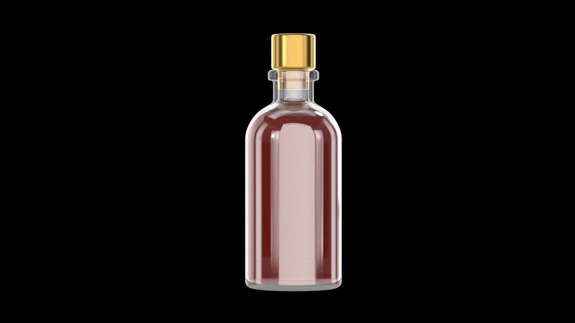 Mouthwash Bottle 3D model_2