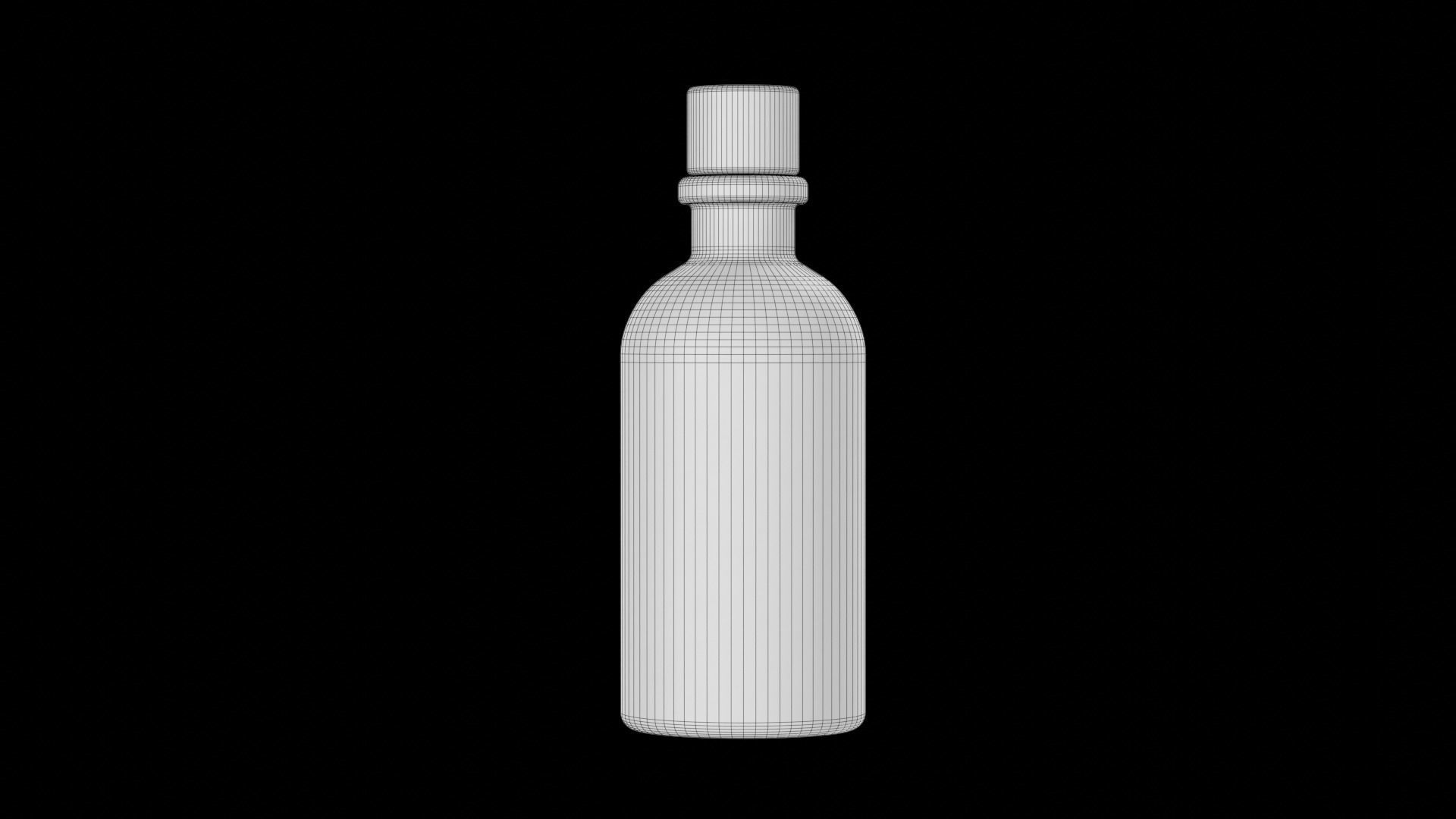 Mouthwash Bottle 3D model_6