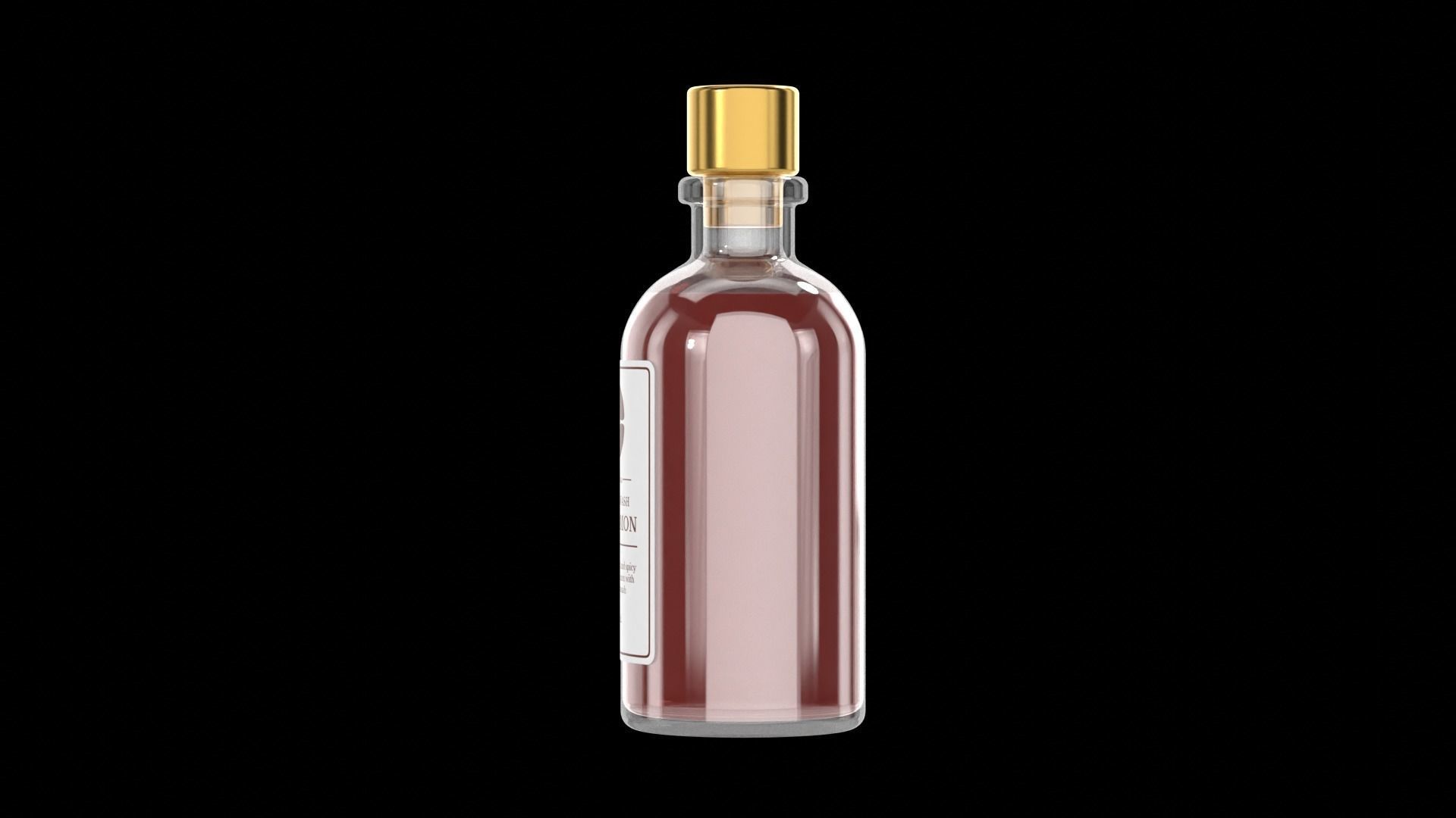 Mouthwash Bottle 3D model_1