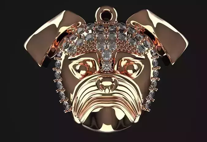 Pitbull Pendent Jewelry Code-JST007