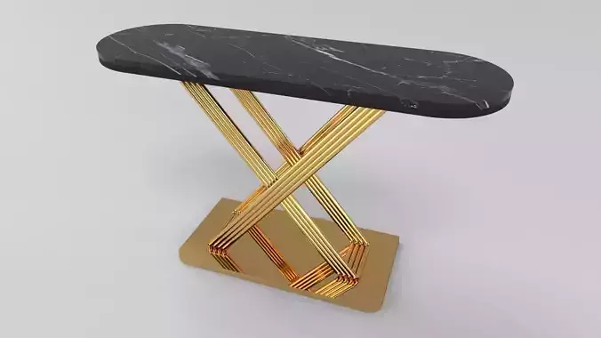 Luxury console table with leg pipa 