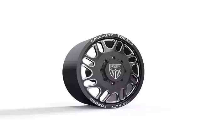 FRONT SPECIALITY FORGED D027 WHEEL 3D MODEL