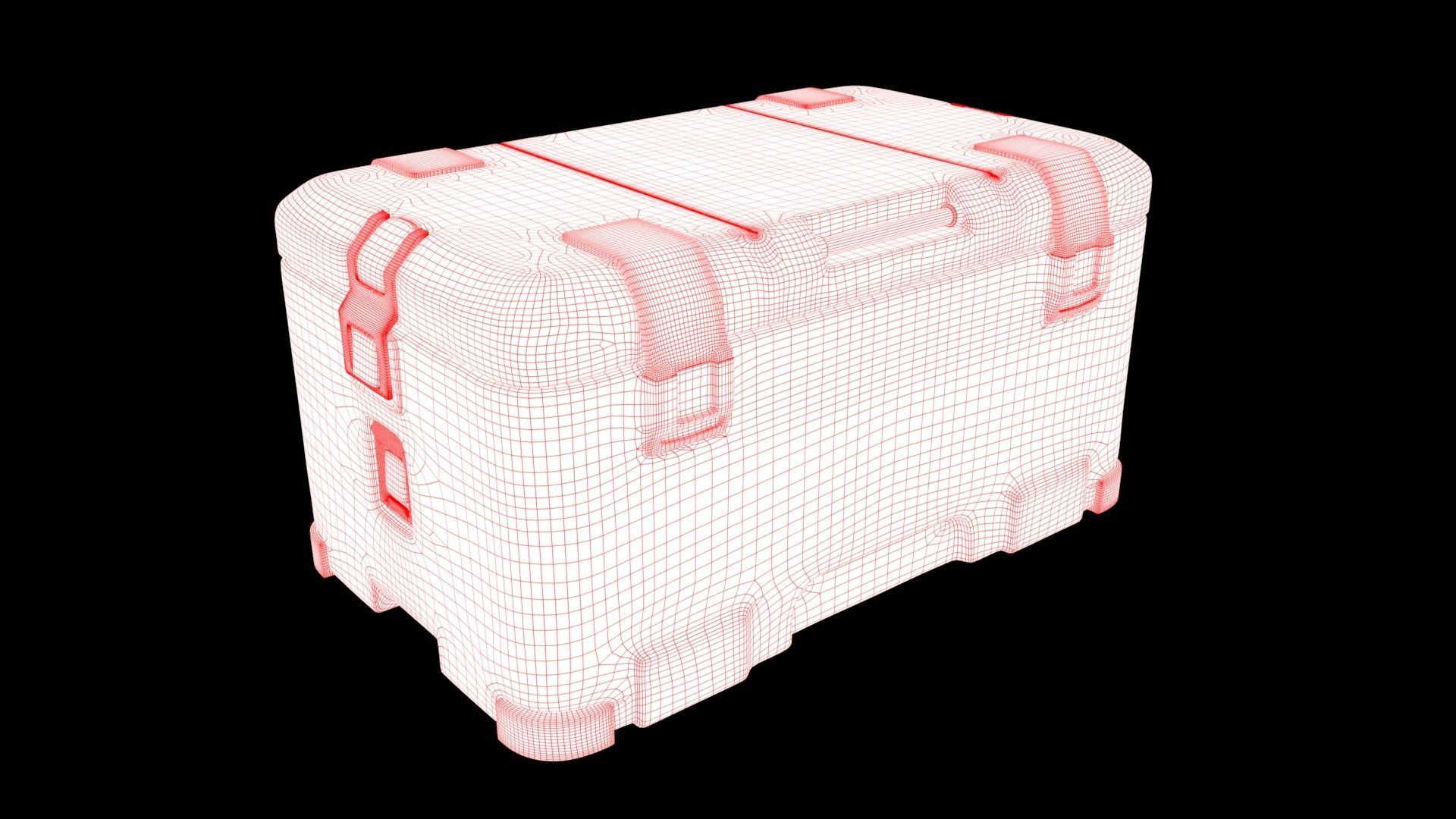 Food Delivery Drone quad copter 3D model_10