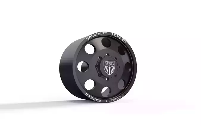 FRONT SPECIALITY FORGED D700 WHEEL 3D MODEL