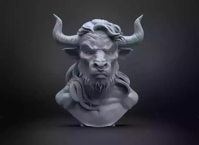 Minotaur Bust