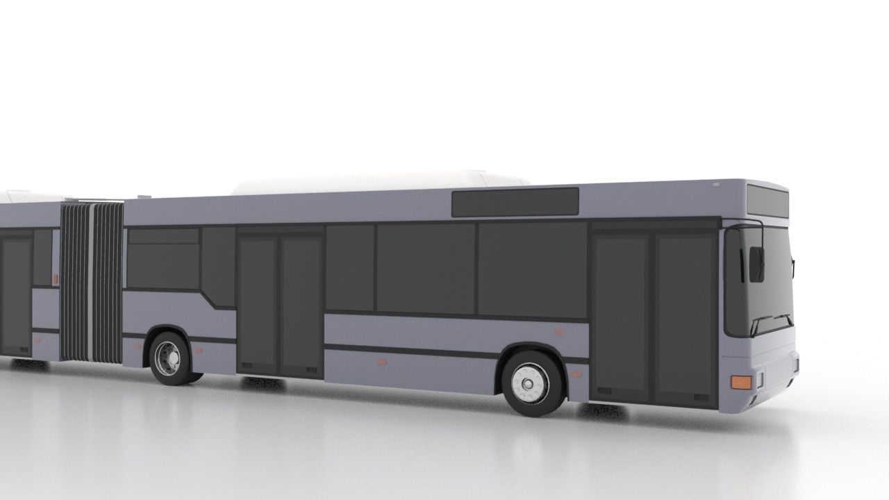 Avtomontaza - MAN A11 NG312 Low Low-poly 3D model_7