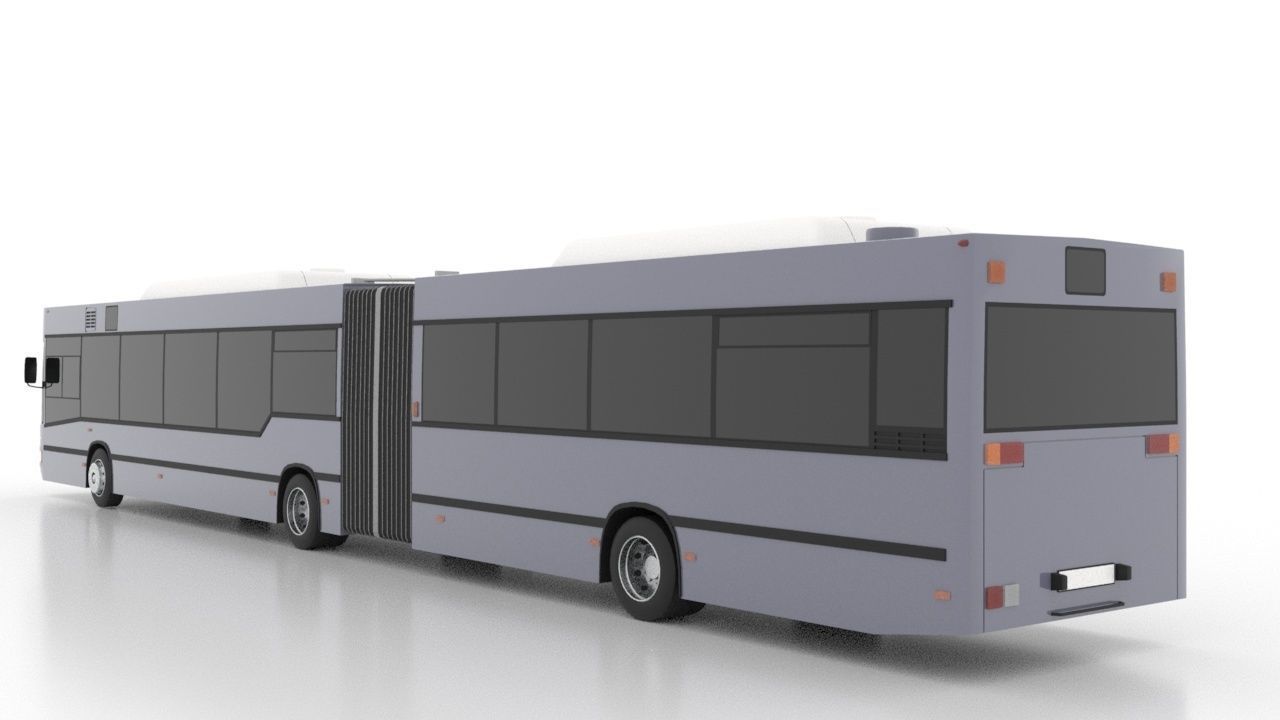 Avtomontaza - MAN A11 NG312 Low Low-poly 3D model_4