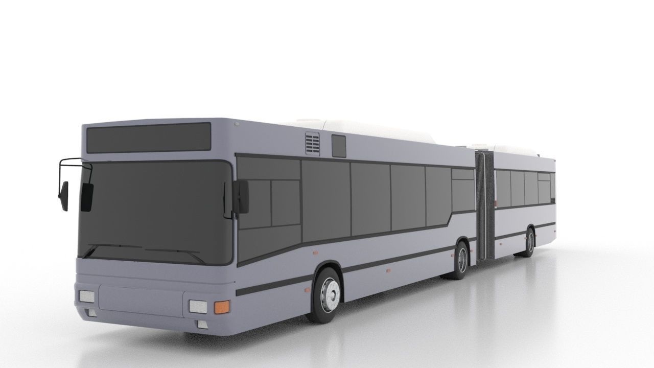 Avtomontaza - MAN A11 NG312 Low Low-poly 3D model_1