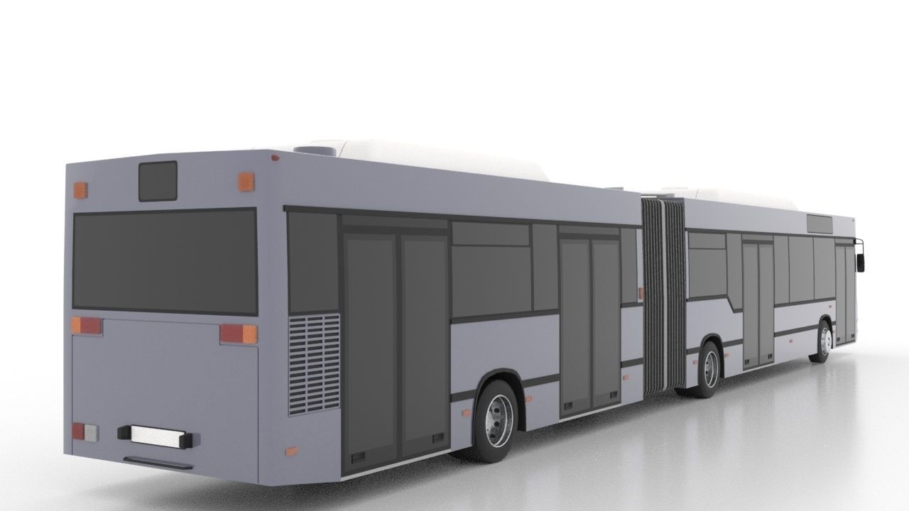 Avtomontaza - MAN A11 NG312 Low Low-poly 3D model_5