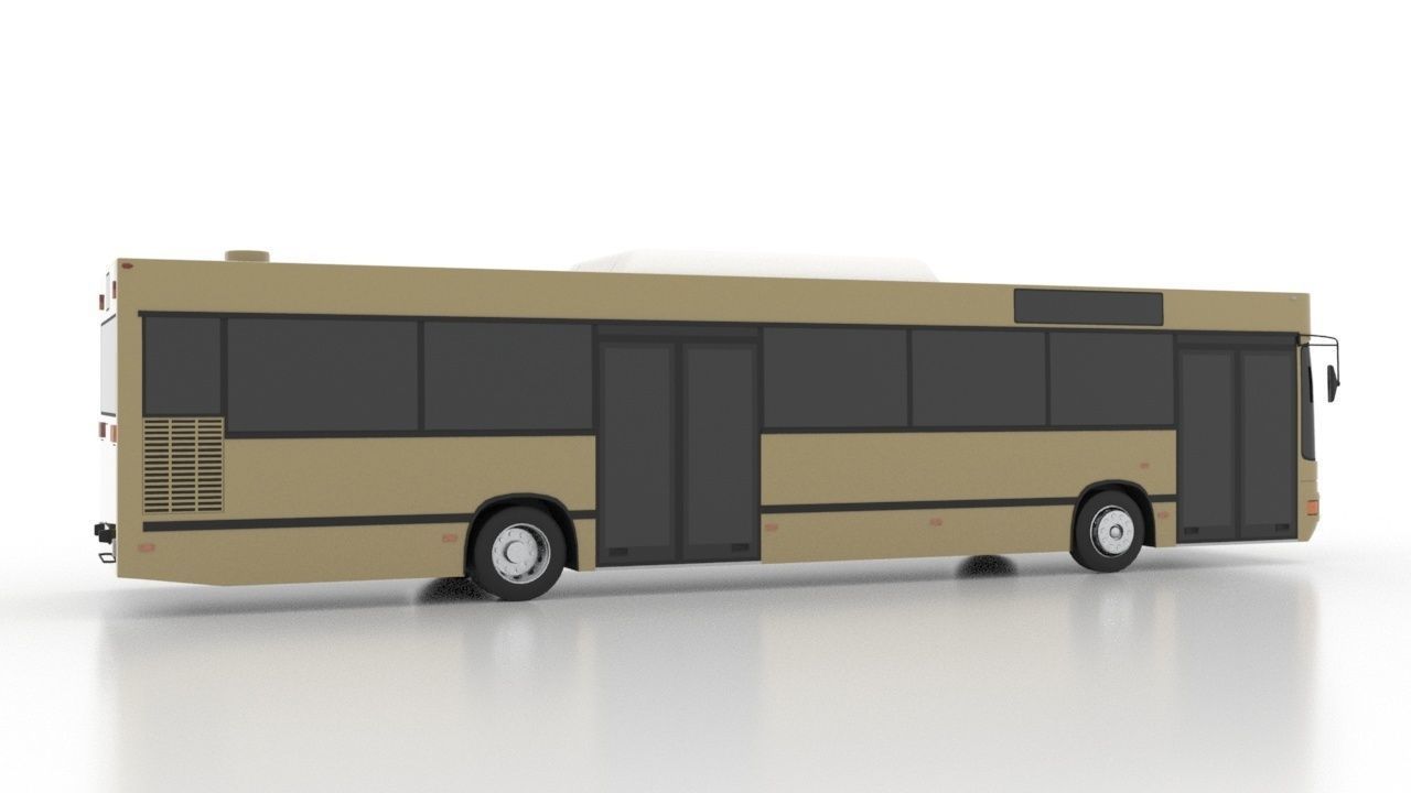 Avtomontaza - MAN A12 EL262 Low Low-poly 3D model_6