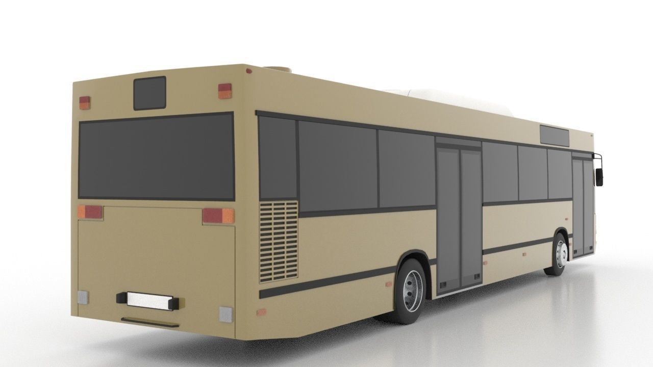 Avtomontaza - MAN A12 EL262 Low Low-poly 3D model_5