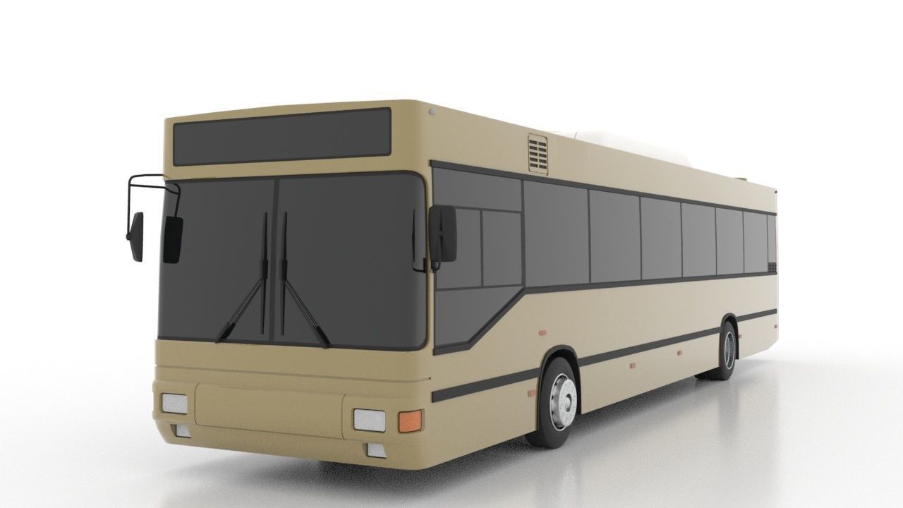 Avtomontaza - MAN A12 EL262 Low Low-poly 3D model_1