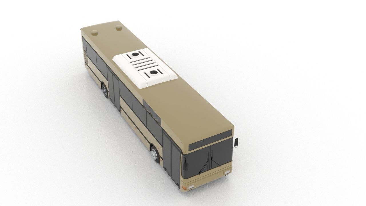 Avtomontaza - MAN A12 EL262 Low Low-poly 3D model_8