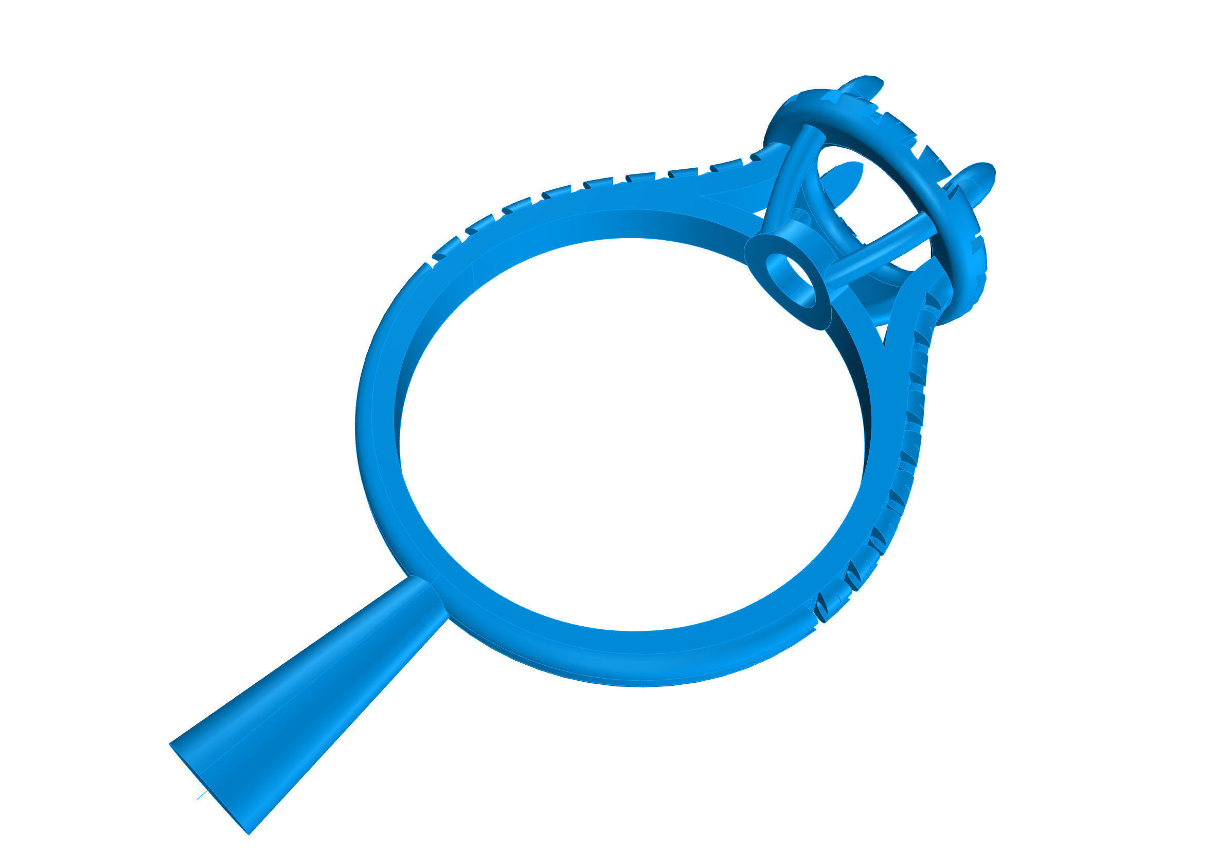 engagement ring  05 3D print model_9