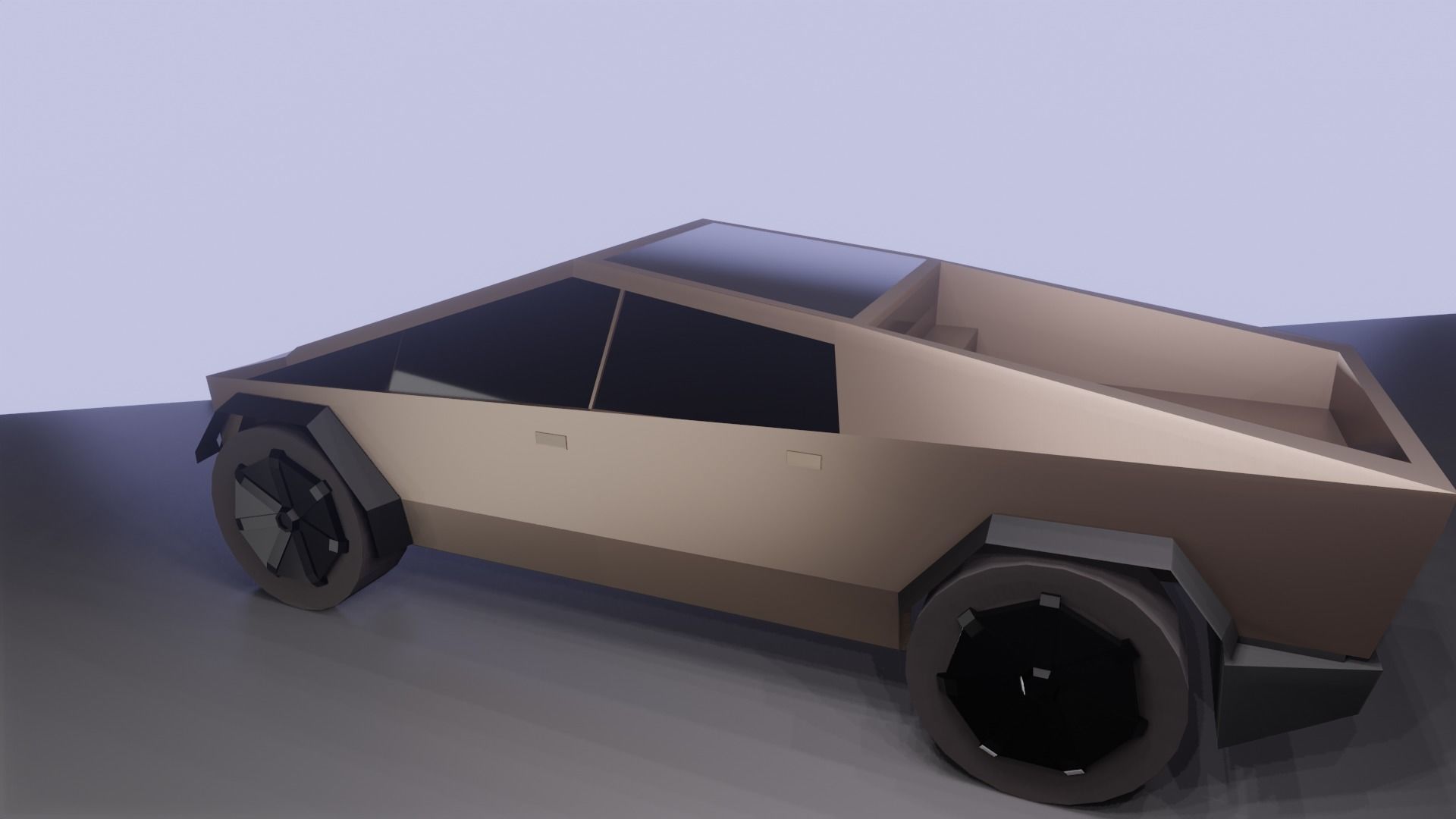 Kyberpunk tesla 3D model_4