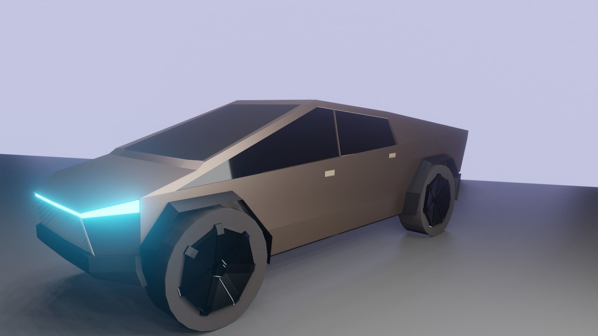 Kyberpunk tesla 3D model_5