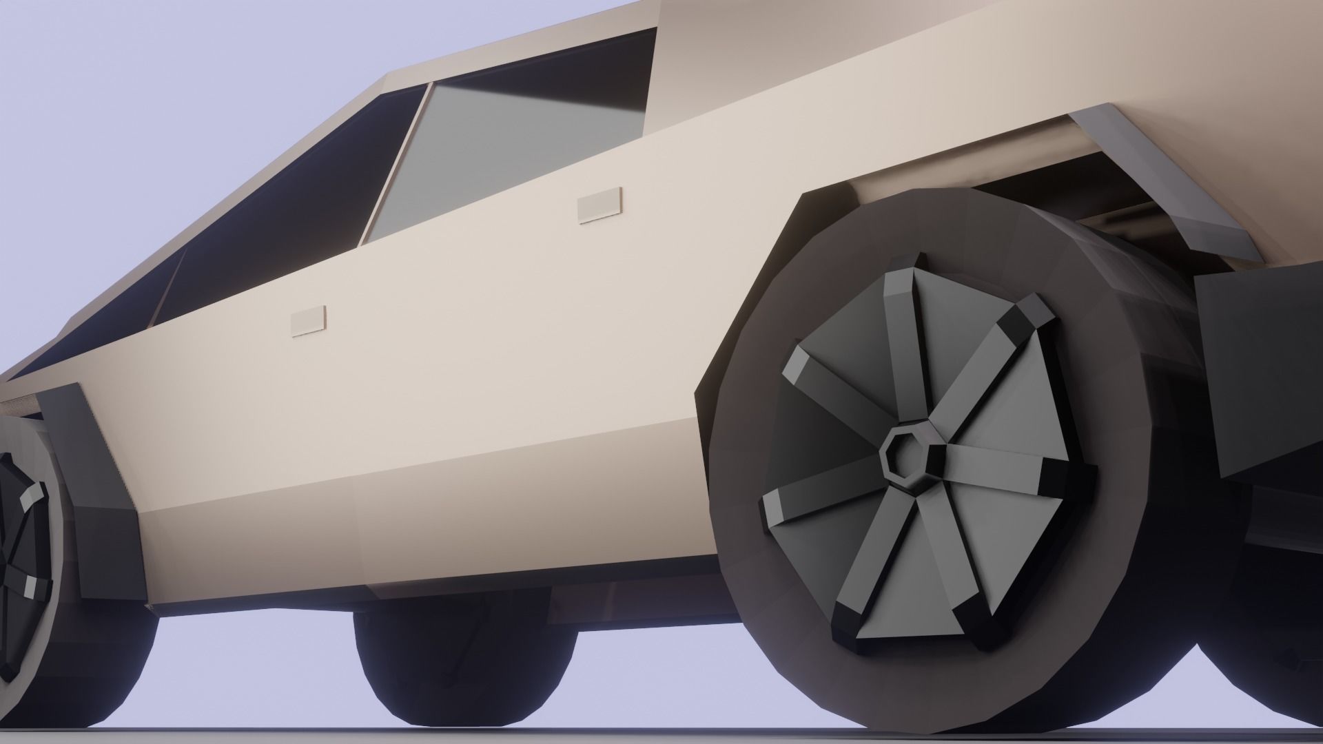 Kyberpunk tesla 3D model_2