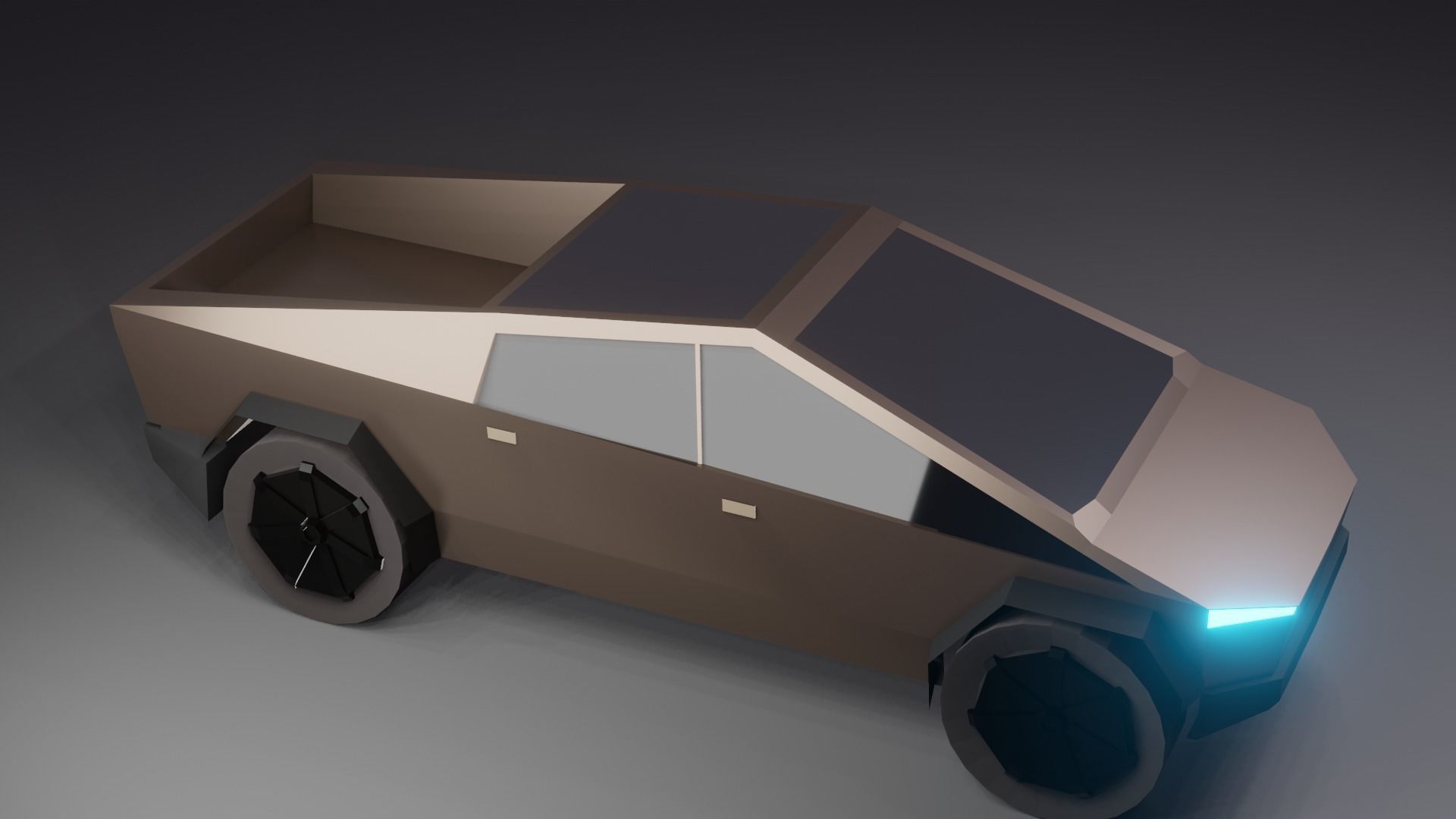 Kyberpunk tesla 3D model_8