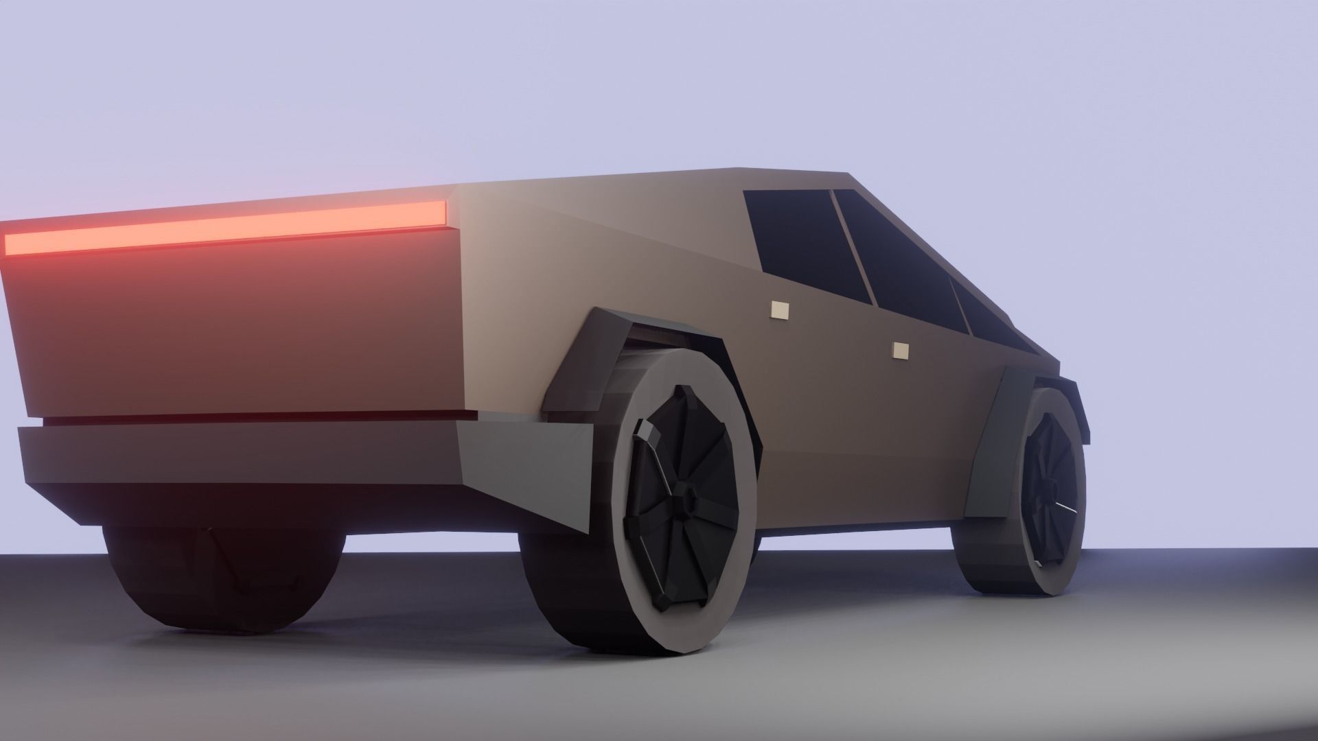 Kyberpunk tesla 3D model_10