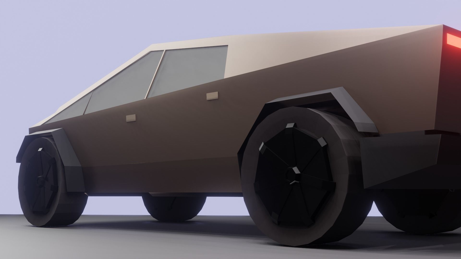 Kyberpunk tesla 3D model_1