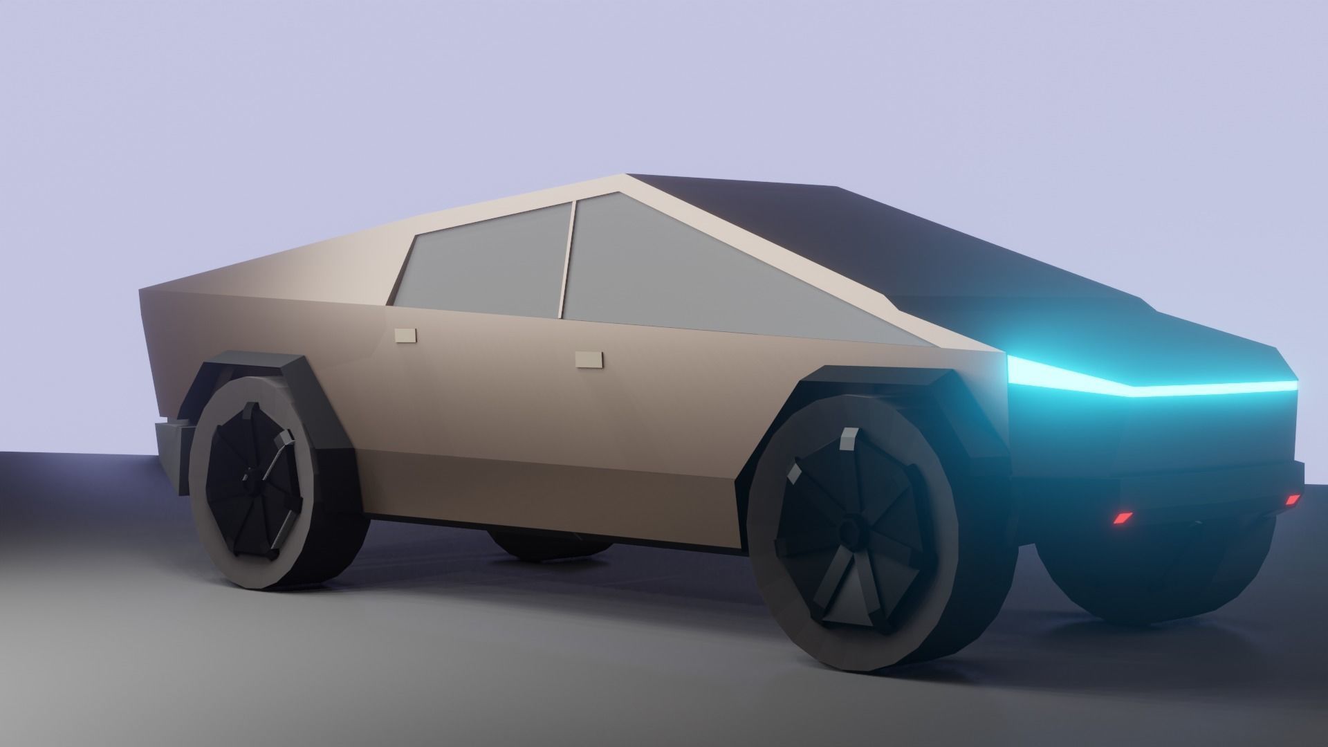 Kyberpunk tesla 3D model_7