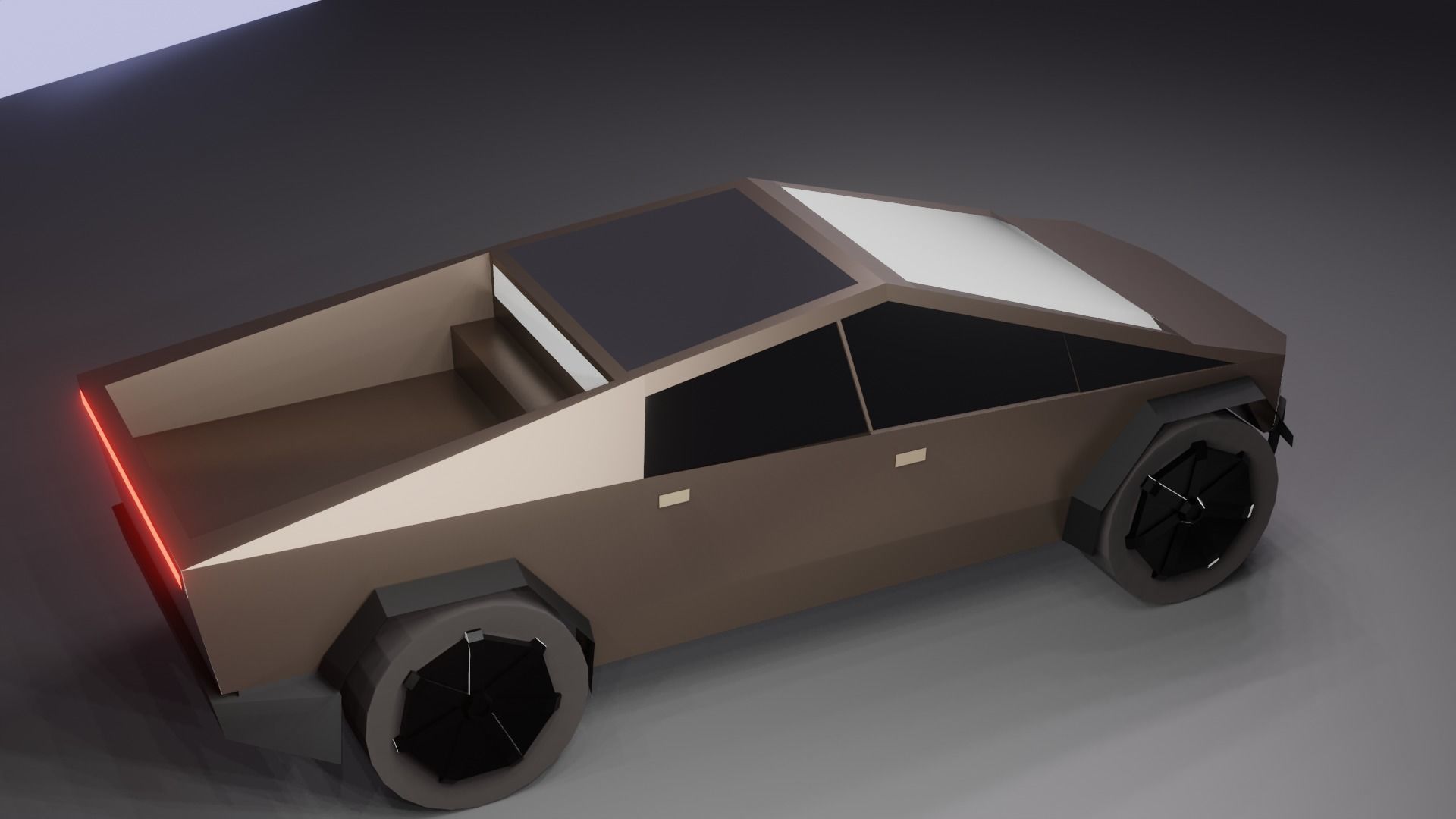 Kyberpunk tesla 3D model_9