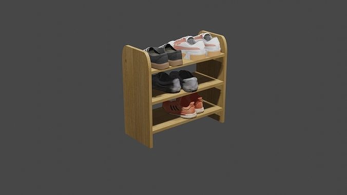 Shoe rack 3D model