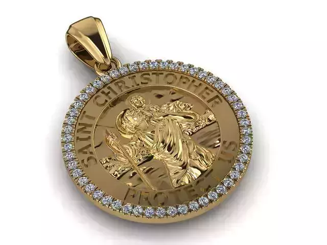 Saint Christopher Pendant - San Cristobal