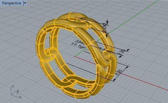 Chain Ring 3346 3D print model_7