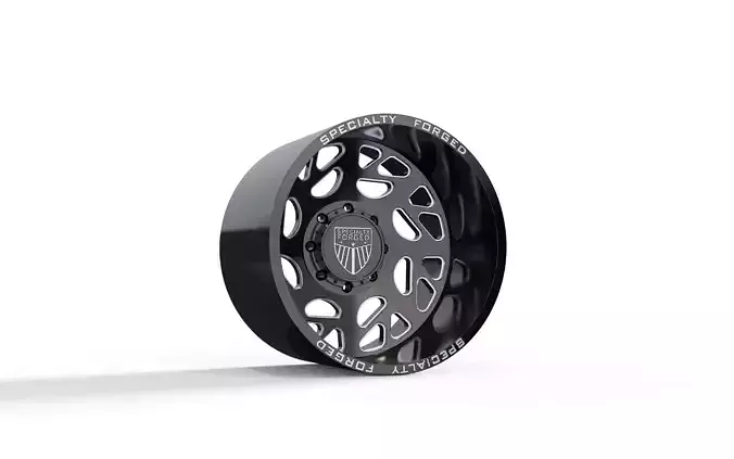 REAR SPECIALITY FORGED D008 WHEEL 3D MODEL