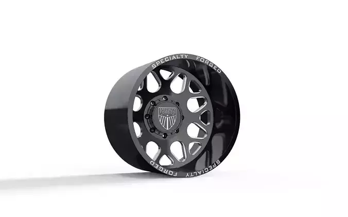 REAR SPECIALITY FORGED D009 WHEEL 3D MODEL
