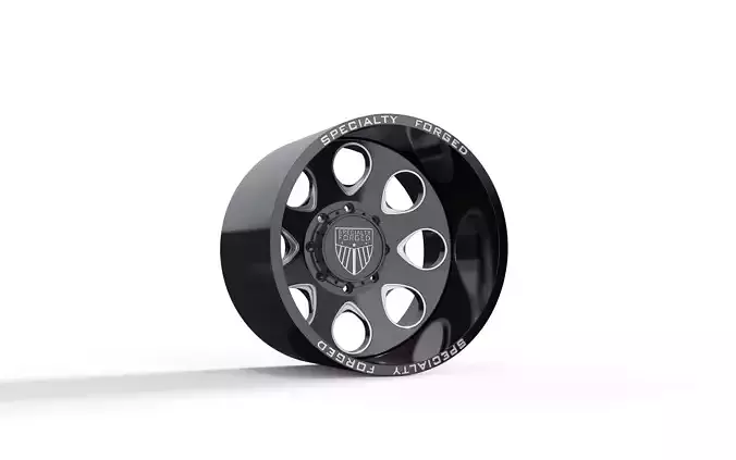 REAR SPECIALITY FORGED D018 WHEEL 3D MODEL