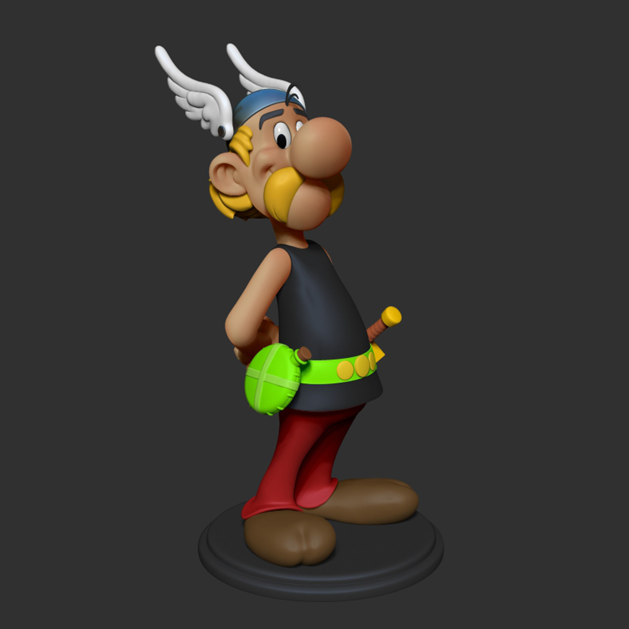 Asterix 3D print model_12