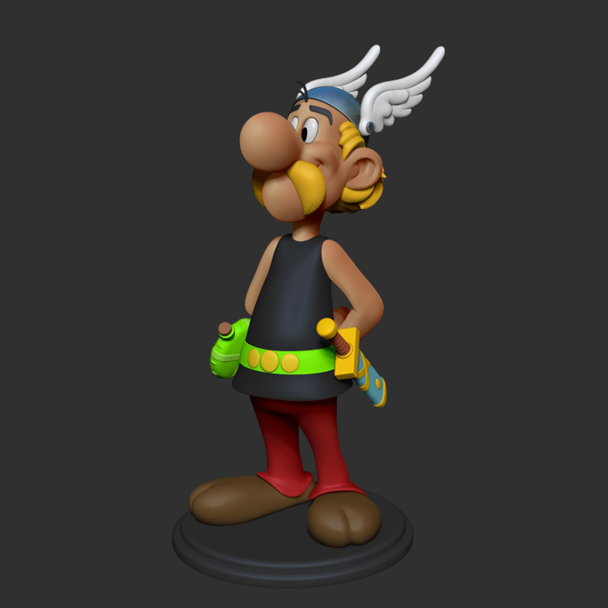 Asterix 3D print model_19
