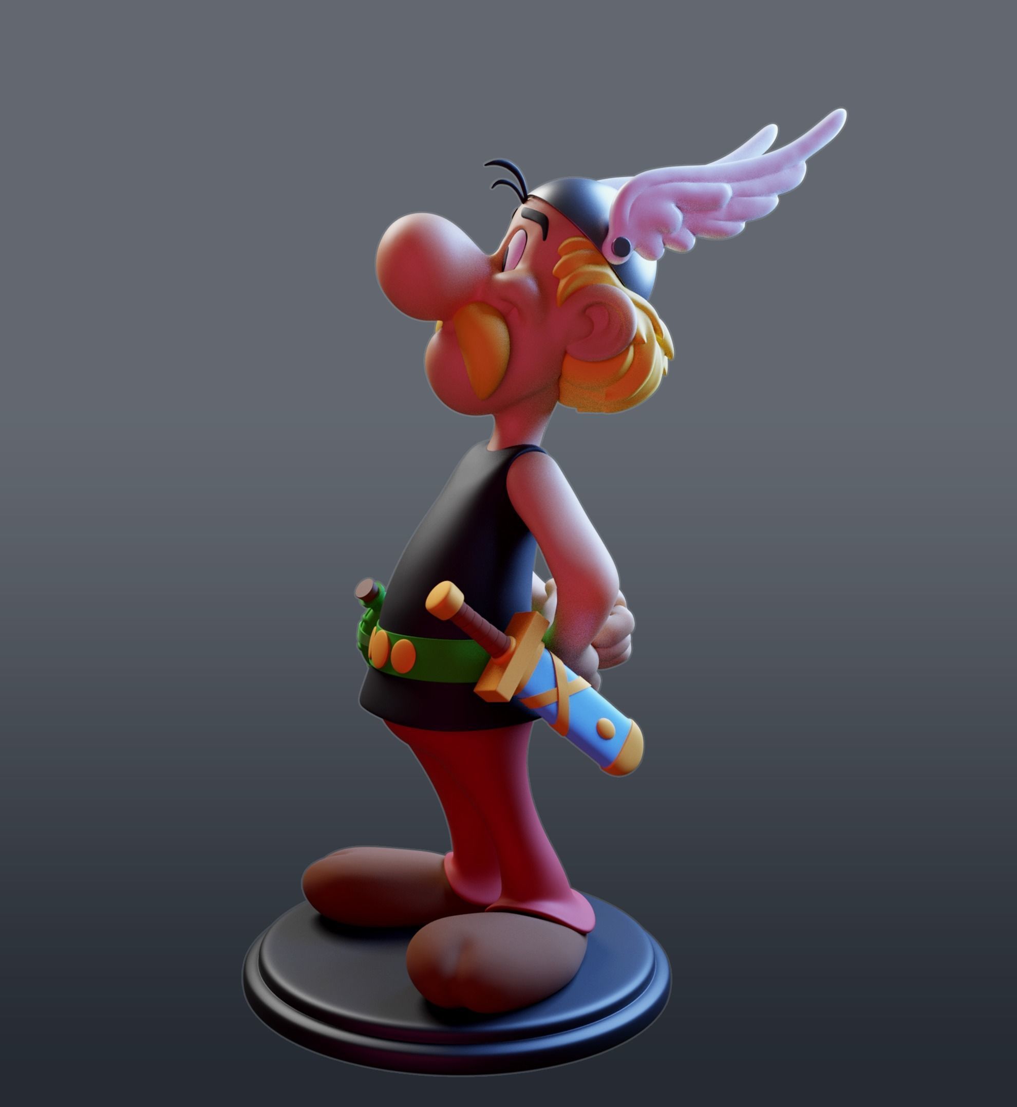 Asterix 3D print model_7