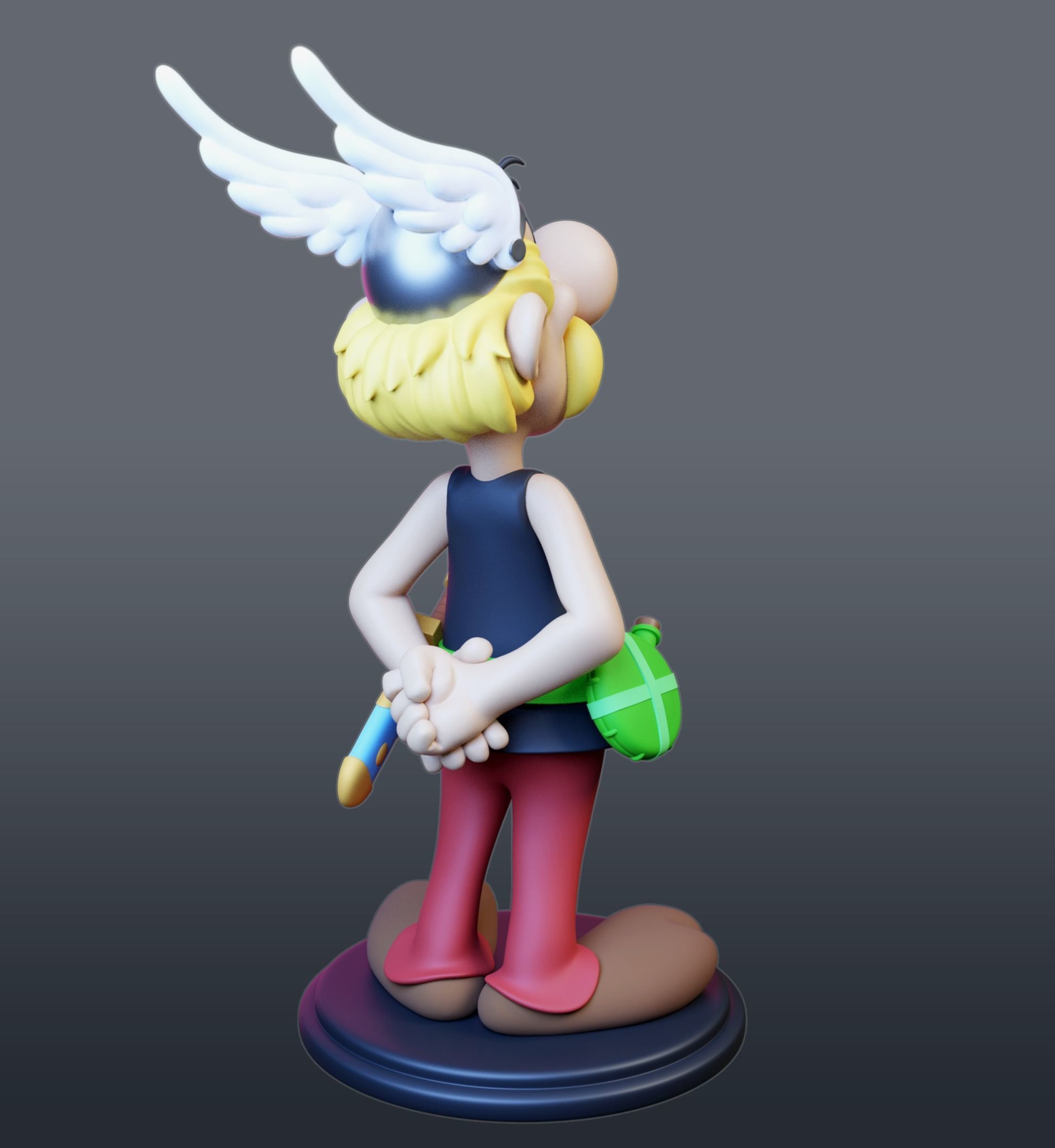 Asterix 3D print model_3