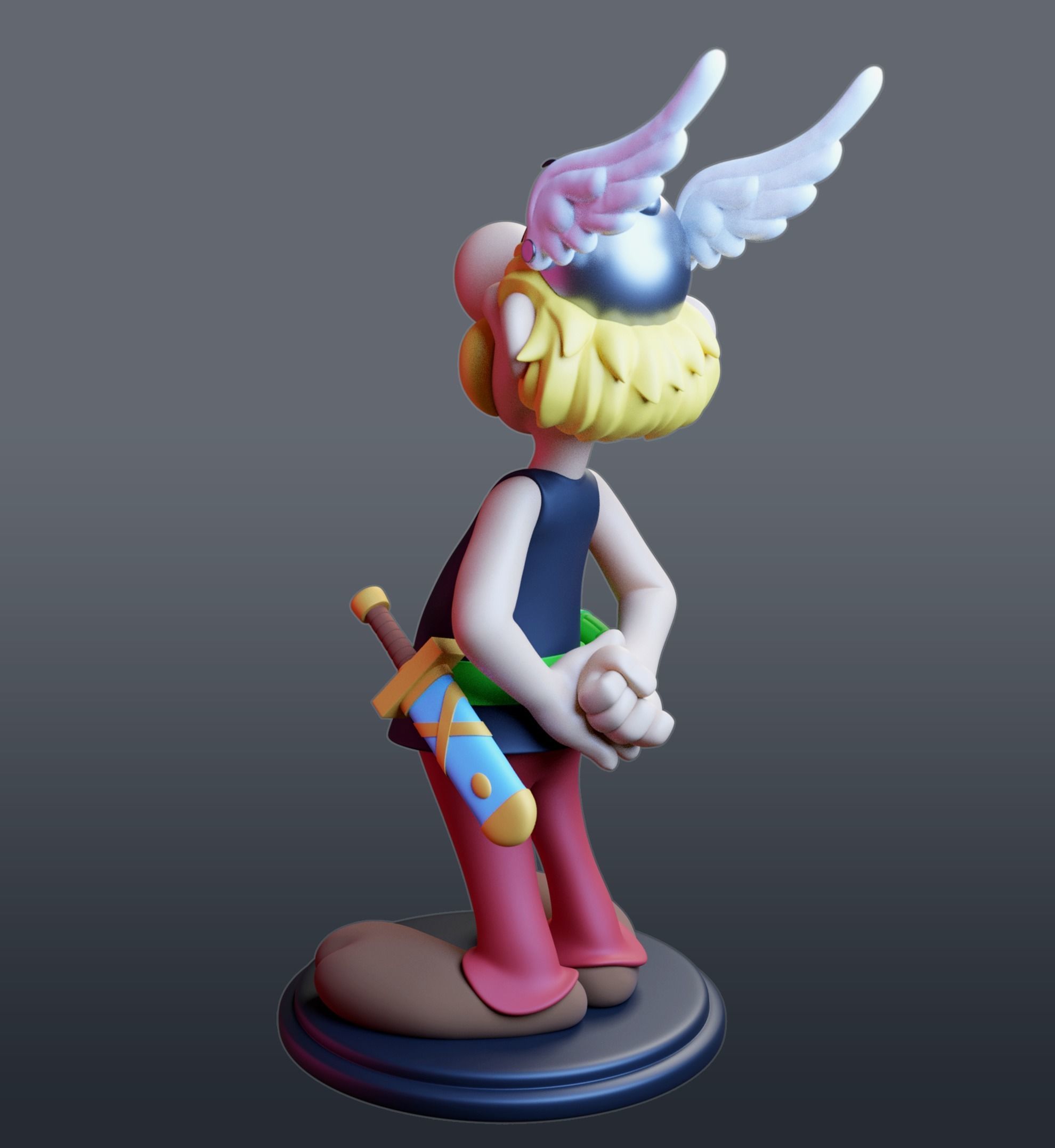 Asterix 3D print model_5