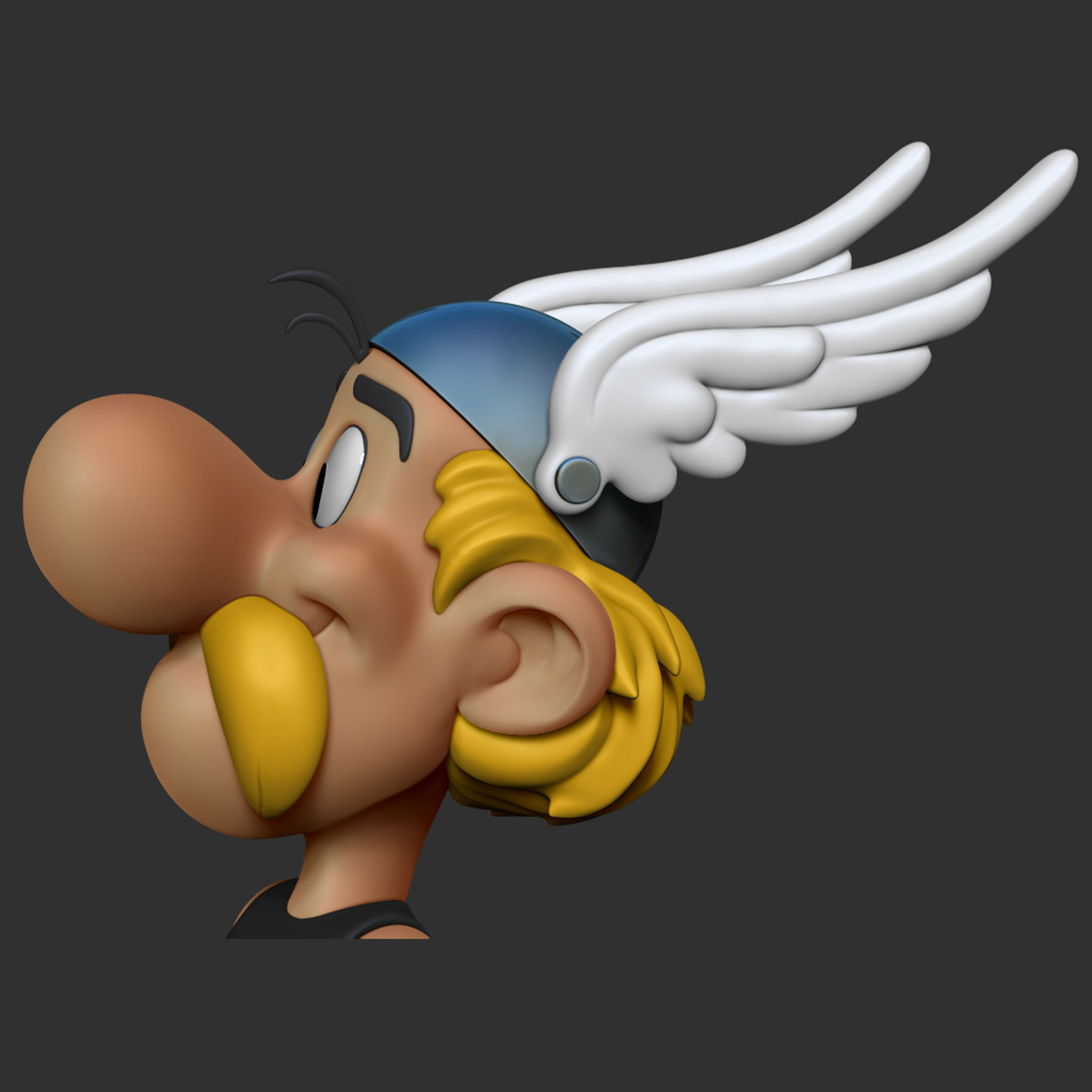 Asterix 3D print model_11