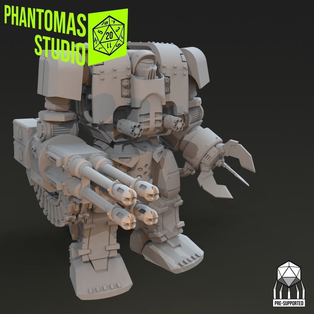 Aries Assault Robot Mk II 3D print model_3