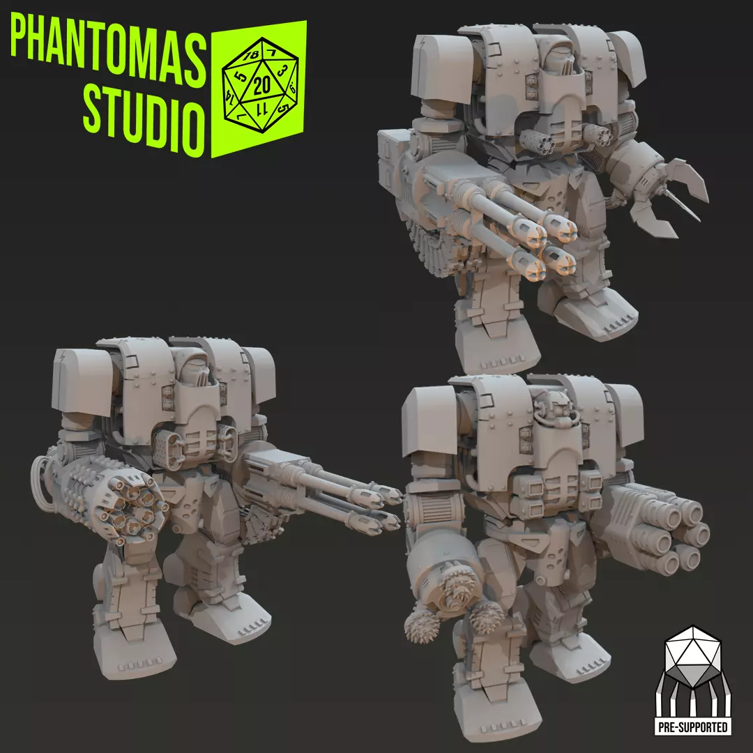 Aries Assault Robot Mk II 3D print model_0