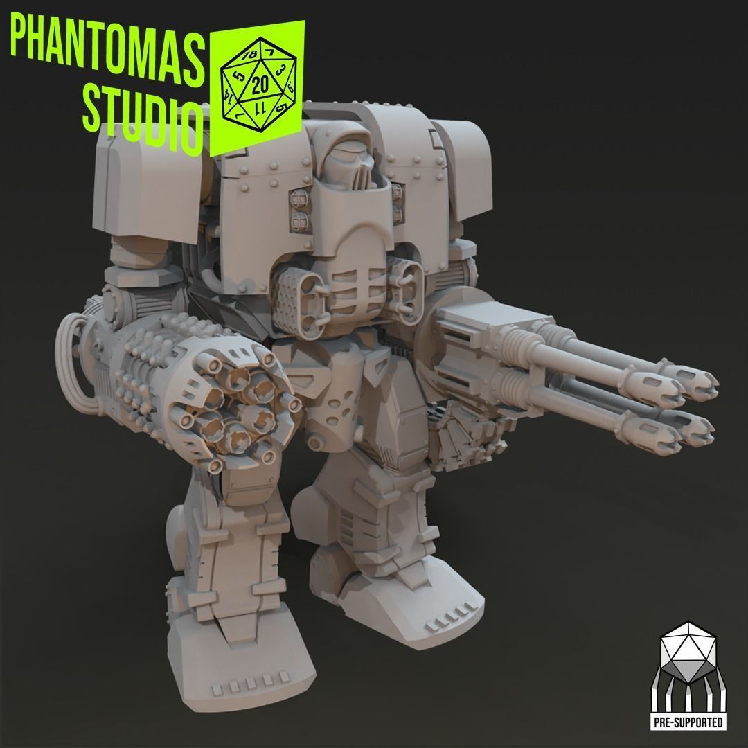 Aries Assault Robot Mk II 3D print model_1