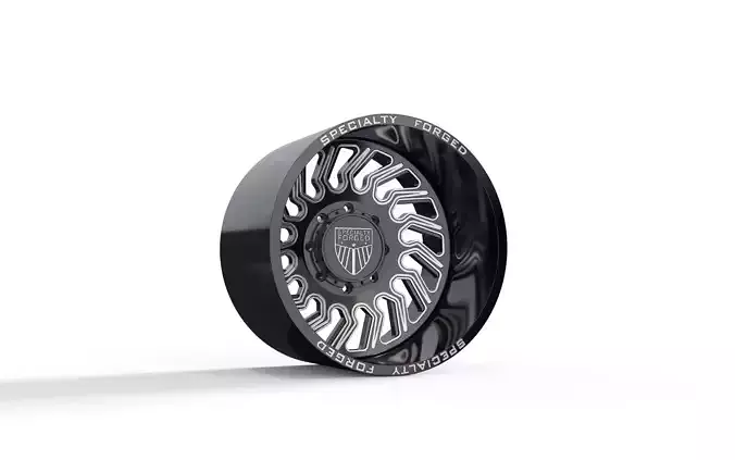 REAR SPECIALITY FORGED D024 WHEEL 3D MODEL
